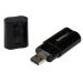 StarTech.com Tarjeta de Sonido Estéreo USB Externa Adaptador Convertidor - Negro