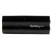 StarTech.com Tarjeta de Sonido Estéreo USB Externa Adaptador Convertidor - Negro