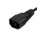 StarTech.com Cable de 14 AWG Extensor de Extensión Estándar de 90cm de Corriente para Computadora 