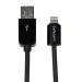 StarTech.com Cable 1m Lightning 8 Pin a USB A 2.0 para Apple iPod iPhone 5 iPad - Negro