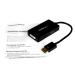 StarTech.com Adaptador DisplayPort a VGA DVI o HDMI - Convertidor A/V 3 en 1 para viajes - 1080p - 1