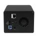 StarTech.com Caja USB 3.0 2 Bahías Disco Duro 3,5 SATA RAID UASP NAS Gigabit con Servidor de Medios