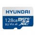 Memoria  Micro SD 128GB Class 10 HYUNDAI 10/UHS-I(U3) - 128 GB, Gris, Blanco, UHS-I(U3) CLASS 10.