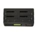 StarTech.com Docking Station Duplicador Autónomo de Discos Duros de 4 Bahías SATA IDE a eSATA USB 