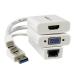 StarTech.com Juego de Adaptadores para MacBook Air - Mini DisplayPort a VGA / HDMI - USB 3.0 a Ether