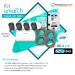 KIT UNIARCH BULLET HD 1080 1x NVR-108LS-P8 + 4x IPC-B122-APF28 + 4x ENS-IP18CAT6 + 1x WD10PURZ