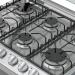 Whirlpool WF7419D estufa Independiente Gas licuado de petróleo (GLP) Gris