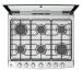 Whirlpool WF7419D estufa Independiente Gas licuado de petróleo (GLP) Gris