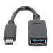 Tripp Lite U428-C6N-F Adaptador USB C a USB A (M/H), USB 3.2 Gen 1 (5 Gbps), Certificado USB IF, Com