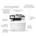 HP Color LaserJet Pro Impresora multifunción M479fdw, Imprima, copie, escanee, y use fax y correo e