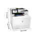 HP Color LaserJet Pro Impresora multifunción M479fdw, Imprima, copie, escanee, y use fax y correo e