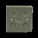 Caja Cuadrada  de 1/2\" - 3/4\" para PVC Conduti Pesado. ATUP34CA