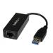 StarTech.com Adaptador Tarjeta de Red Externa NIC USB 3.0 a 1 Puerto Gigabit Ethernet 1Gbps RJ45 USB