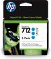 HP Cartucho de tinta DesignJet 712 de 29 ml, cian, pack de 3