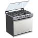 Whirlpool WER5100S estufa Integrado Gas licuado de petróleo (GLP) Gris, acero satinado