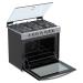 Whirlpool WER5100S estufa Integrado Gas licuado de petróleo (GLP) Gris, acero satinado