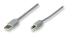 Manhattan 317863 cable USB 3 m USB A USB B Gris