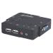 Manhattan Switch KVM Compacto de 2 Puertos