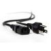 Vorago CAB-122 cable de alimentación Negro 1.5 m NEMA 5-15P