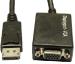 Adaptador Displayport BROBOTIX 104529 - Negro, DisplayPort, VGA, Macho/hembra