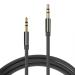Cable Stereo BROBOTIX 1.3MTS - 1, 3 m, Macho/Macho, Negro, Auxiliar