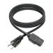 Tripp Lite P006-006 Cable de Alimentación de CA para Computadora de Escritorio, NEMA 5-15P a C13 - 