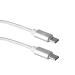 Vorago CAB-124-WH cable de alimentación Blanco 1 m USB C