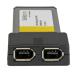 StarTech.com Adaptador Tarjeta FireWire 400 de 2 Puertos 6 pines ExpressCard/34 34mm 1394a