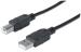Manhattan USB A/USB B 1m cable USB USB 2.0 Negro