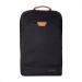 Backpack  ECO HERO Techzone de 15.6 - 2 compartimientos, 1 acolchado para laptop, color negro, GARAN
