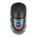MOUSE GAME FACTOR MOW700-BK - CARCASAS INTERCAMBIABLES, 2.4G+BT, PIXART 3395, 26, 000 DPI, RGB, NEGR