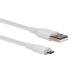 Vorago CAB-M01W cable USB 1 m Blanco