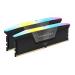 MEMORIA RAM CORSAIR  DDR5 VENGEANCE RGB 48GB (2 X 24GB) 7000MT/S CL36  BLACK  (CMH48GX5M2B7000C36)