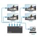 Manhattan Splitter HDMI con 4 puertos 4K y reductor de escala Duplica una señal HDMI en cuatro sali