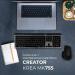 Kit Teclado y mouse Inalámbrico 2.4hz Creator Krea MK755 Acteck Advanced Series Teclado Inalámbric