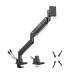 Manhattan 462594 soporte para pantalla plana 144.8 cm (57") Escritorio Negro
