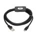 Tripp Lite U209-006-RJ45XC Cable Rollover USB C a Serial RJ45 (M/M) - Compatible con Cisco, 250 Kbps