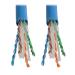 Tripp Lite N222-01K-BL Cable Ethernet a Granel de PVC UTP Cat6 Gigabit Núcleo Sólido, Azul, 304.8 