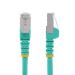 StarTech.com Cable de 3.6m de Red Ethernet CAT6a - Aguamarina - Low Smoke Zero Halogen (LSZH) - 10Gb