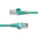 StarTech.com Cable de 3.6m de Red Ethernet CAT6a - Aguamarina - Low Smoke Zero Halogen (LSZH) - 10Gb