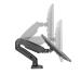 Manhattan Soporte de aluminio con pistón de gas para un monitor