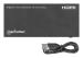 Manhattan Splitter HDMI con 4 puertos 4K y reductor de escala Duplica una señal HDMI en cuatro sali