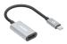 Manhattan 153973 adaptador de cable de vídeo 0.11 m USB Tipo C HDMI Gris