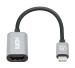Manhattan 153973 adaptador de cable de vídeo 0.11 m USB Tipo C HDMI Gris