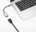 Manhattan 153973 adaptador de cable de vídeo 0.11 m USB Tipo C HDMI Gris