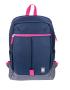 Backpack RAINBOW TZLBP26-A  TECHZONE COLORS 16 - color Azul con detalles gris y rosa, 100  Polieste