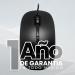 Vorago MO-100 ratón USB tipo A Óptico 1000 DPI