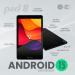 Vorago PAD -8-BK tableta Rockchip 64 GB 20.3 cm (8") 4 GB Wi-Fi 4 (802.11n) Android 13 Negro