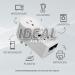 Vorago AVR-300-WH regulador de voltaje 1 salidas AC 120 V Blanco
