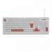 GETTTECH TECLADO BLANCO GGK-ESMWR-02-WH - 